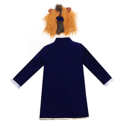 Boys Beast Costume with Regal Colonial Jacket & Headpiece | Ideal for Halloween & Dress-Up Fun