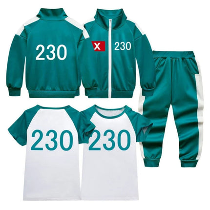 Kids Halloween Tracksuit Costume Set with Jacket, Pants, and T-Shirt | Perfect for School Events and Themed Parties