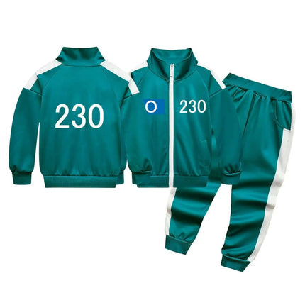 Kids Halloween Tracksuit Costume Set with Jacket, Pants, and T-Shirt | Perfect for School Events and Themed Parties
