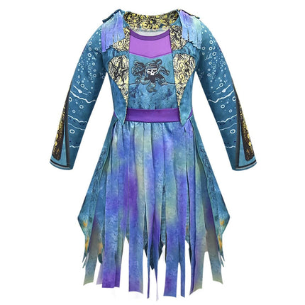 Pirate-Themed Children's Halloween Costume Dress with Optional Accessories | Comfortable Dress-Up Fun for Ages 4-10