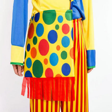 Colorful Clown Costume for Adults with Comfortable Fit | Fun Outfit for Halloween and Themed Parties