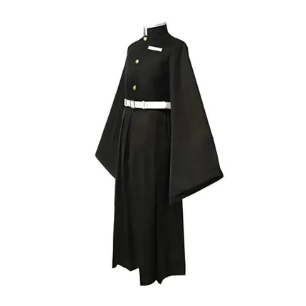 Anime Cosplay Kimono Costume with Golden Buttons | Comfortable Outfit for Halloween and Themed Events