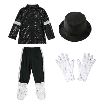 Sequin Halloween Costume for Kids with Sparkling Design | Comfortable Cosplay Outfit for Parties and Performances