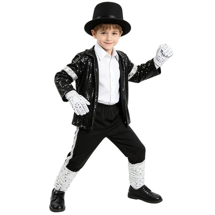 Sequin Halloween Costume for Kids with Sparkling Design | Comfortable Cosplay Outfit for Parties and Performances
