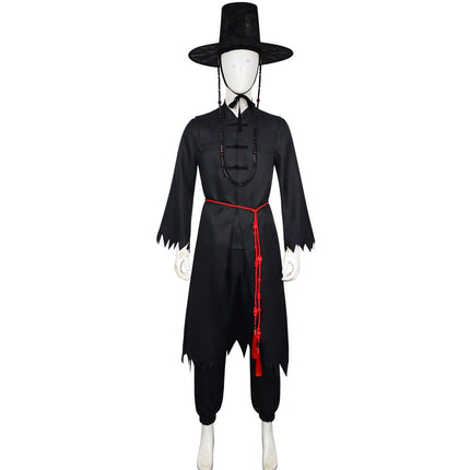 Korean Hanbok Costume Set with Hat & Accessories | Cultural Cosplay Outfit for Halloween and Themed Events