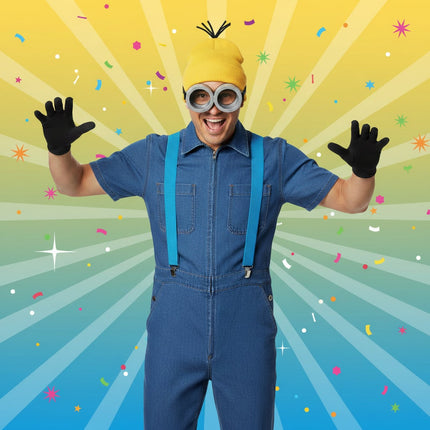 Halloween Costume Accessory Set for Adults with Funny Hat & Glasses | Quick Party Look for Themed Events