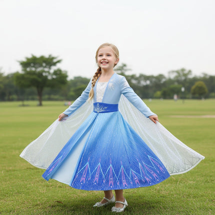 Girls Princess Dress Costume with Sparkling Details | Magical Outfit for Halloween and Parties