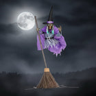 Halloween Decorations Hanging Witch, Outdoor Halloween Decoration for Yard and Porch or Entryway Display_00