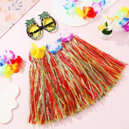 Hawaiian Costume Set with Tropical Shirt & Shorts | Vibrant Outfit for Halloween and Luau Celebrations