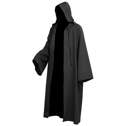 Hooded Cape Costume for Halloween with Flowing Design | Versatile Accessory for Spooky Character Transformation