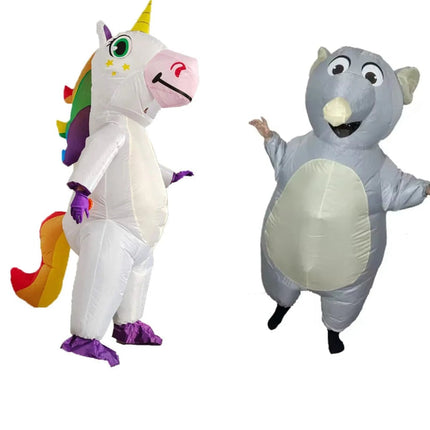 Inflatable Animal Costume for Adults with Fun Design | Eye-Catching Outfit for Halloween and Themed Parties