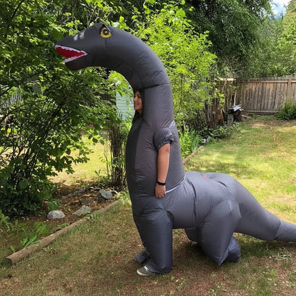 Inflatable Dinosaur Costume for Halloween with Full-Body Design | Fun and Comfortable for Kids and Adults