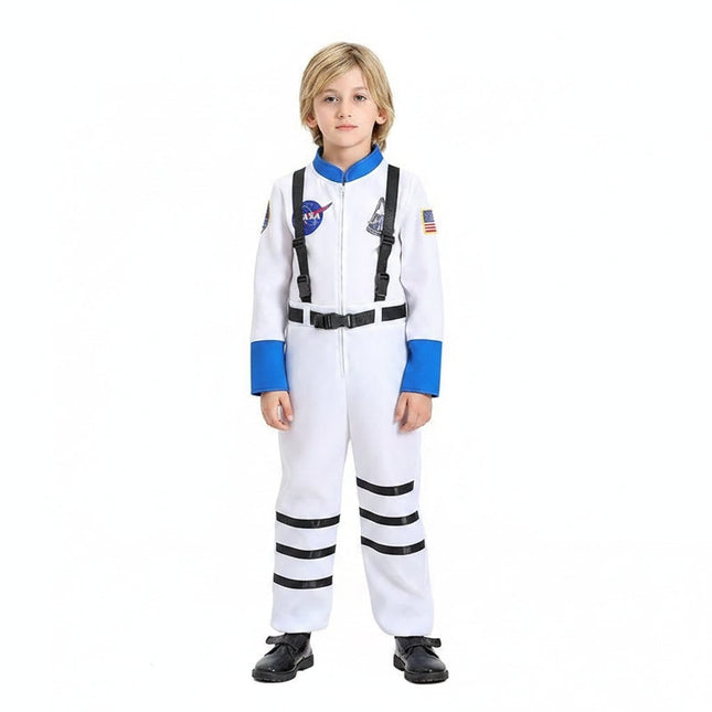 Kids Halloween Costumes, Astronaut Costume Jumpsuit for Childrens Costume Party and Role Play_03