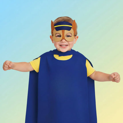 Kids Halloween Costume Set with Bright Cape & Mask | Fun Dress-Up for Parties and Role Play