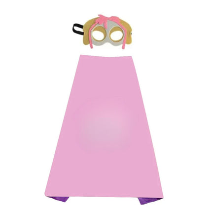 Kids Halloween Costume Set with Bright Cape & Mask | Fun Dress-Up for Parties and Role Play