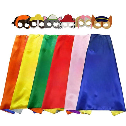 Kids Halloween Costume Set with Bright Cape & Mask | Fun Dress-Up for Parties and Role Play