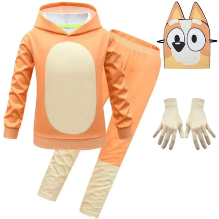 Kids Dog Character Costume Set with Animal-Inspired Design | Fun Dress-Up for Halloween and Creative Play