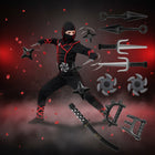 Ninja Costume Set for Kids with Hood & Face Mask | Complete Dress-Up Outfit for Halloween and Themed Parties_00