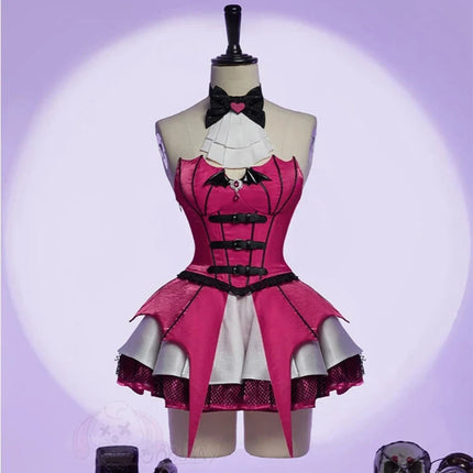 Gothic Vampire Dress with Long Sleeves | Elegant Costume for Halloween and Themed Parties