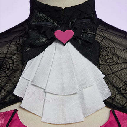 Gothic Vampire Dress with Long Sleeves | Elegant Costume for Halloween and Themed Parties