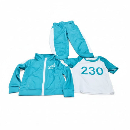 Kids Halloween Costume Tracksuit Set with Zip Jacket & Printed Shirt | Complete Dress Up Outfit for Parties and Events
