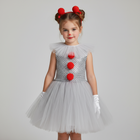 Kids Halloween Costumes, Clown Costume with Mask and Collar, Kids Clown Outfit with Tutu Dress for Party_00