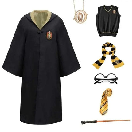 Classic Wizard Costume Cape for Halloween | Enchanting Look with Comfortable Fit in Multiple Sizes
