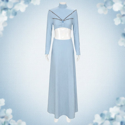Womens Princess Costume Dress with Matching Cape | Elegant Fantasy Outfit for Halloween and Themed Events