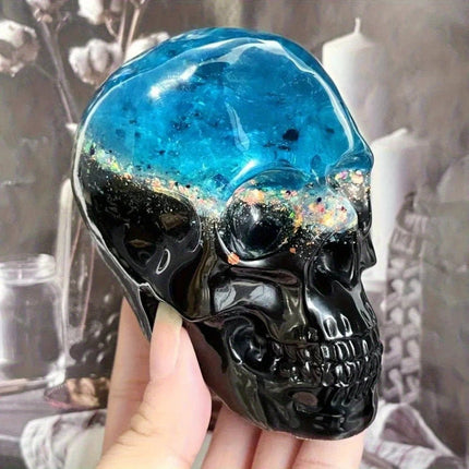 Skull Silicone Mold for Halloween Crafts | Flexible Design for Unique Resin Decorations