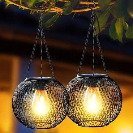 Solar Powered Halloween Hanging Light with Weather-Resistant Design | Decorative Outdoor Illumination for Gardens and Patios