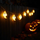 Halloween Lights Battery Operated, LED String Lights with Ghost Design, Ghost Lights for Halloween Decorations Indoor_00