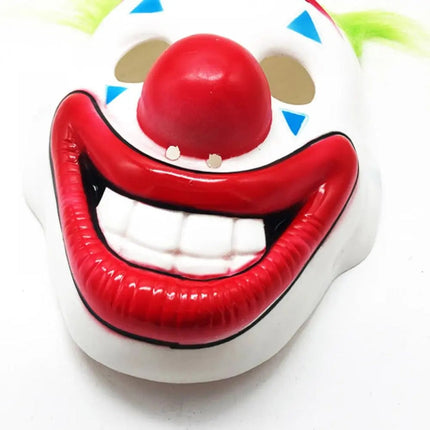 Halloween Clown Mask for Adults with Scary Face Design | Unisex Costume Accessory for Spooky Parties