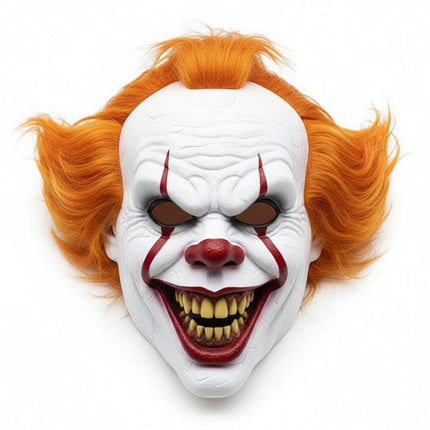 Halloween Clown Mask for Adults with Scary Face Design | Unisex Costume Accessory for Spooky Parties