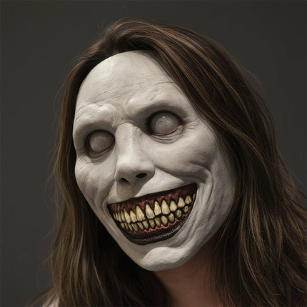 Realistic Halloween Horror Mask with Adjustable Fit | Scary Costume Prop for Parties and Themed Events