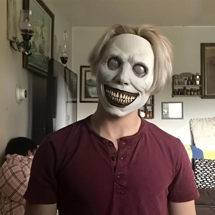 Realistic Halloween Horror Mask with Adjustable Fit | Scary Costume Prop for Parties and Themed Events