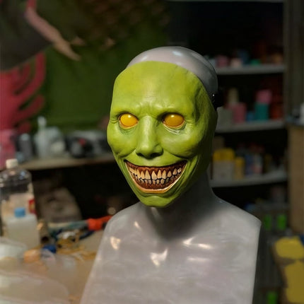 Realistic Halloween Horror Mask with Adjustable Fit | Scary Costume Prop for Parties and Themed Events