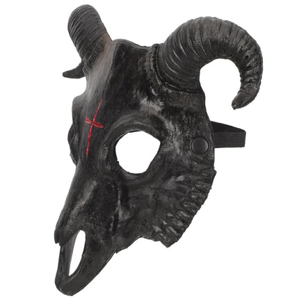 Scary Goat Halloween Mask for Costume Parties | Detailed Design for Theatrical Impact