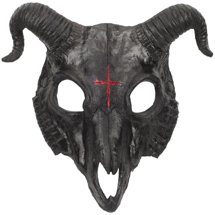 Scary Goat Halloween Mask for Costume Parties | Detailed Design for Theatrical Impact