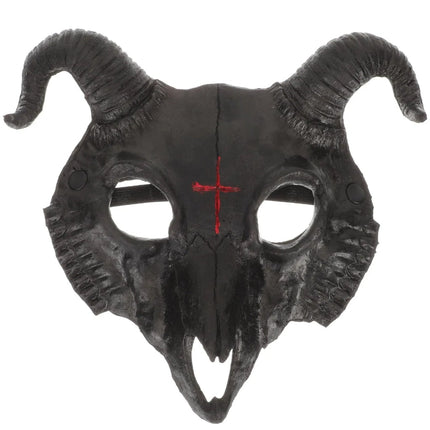 Scary Goat Halloween Mask for Costume Parties | Detailed Design for Theatrical Impact