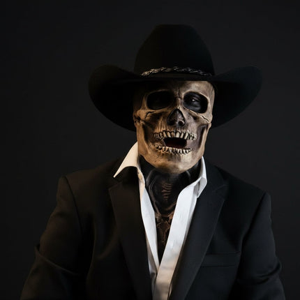 Realistic Skull Halloween Mask for Scary Costume Parties | Detailed Horror Design for Eye-Catching Looks