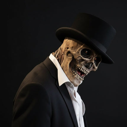 Realistic Skull Halloween Mask for Scary Costume Parties | Detailed Horror Design for Eye-Catching Looks