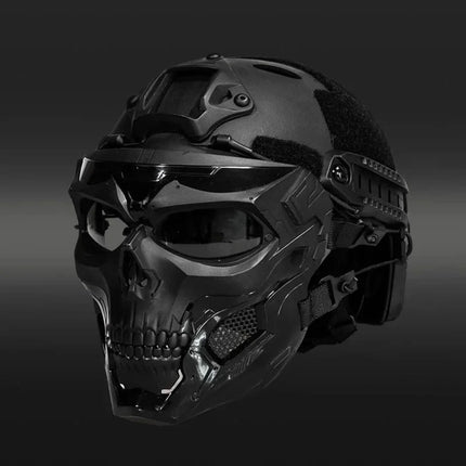 Tactical Skull Helmet Mask for Outdoor Gear | Lightweight Combat Mask for Airsoft and Cosplay Events