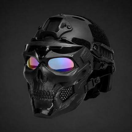 Tactical Skull Helmet Mask for Outdoor Gear | Lightweight Combat Mask for Airsoft and Cosplay Events