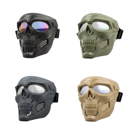 Tactical Skull Helmet Mask for Outdoor Gear | Lightweight Combat Mask for Airsoft and Cosplay Events