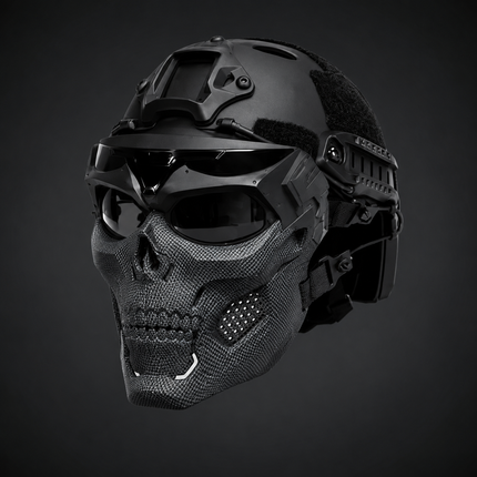 Tactical Skull Helmet Mask for Outdoor Gear | Lightweight Combat Mask for Airsoft and Cosplay Events
