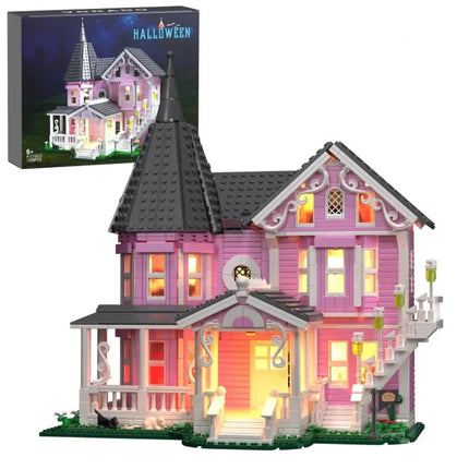 Halloween Building Block Set with Light-Up Pieces | 1349 PCS for Creative Play and Educational Fun