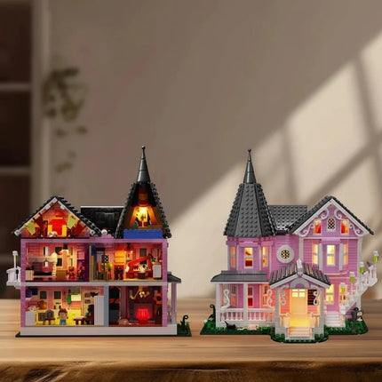 Halloween Building Block Set with Light-Up Pieces | 1349 PCS for Creative Play and Educational Fun
