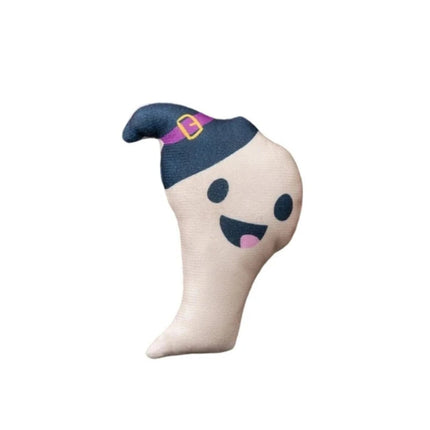 Interactive Plush Cat Toy with Catnip in Ghost Design | Engaging Halloween Fun for Playful Cats