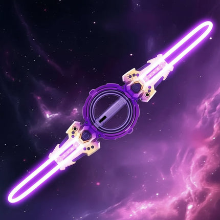Light Up Double Sword for Halloween with Sound Effects | Extendable Design for Role Play and Cosplay