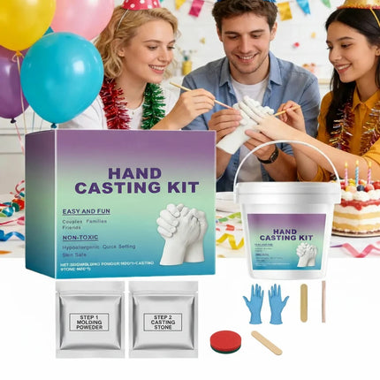 Hand Casting Kit for Mother's Day Keepsake | DIY Family Memory Mold for Special Occasions
